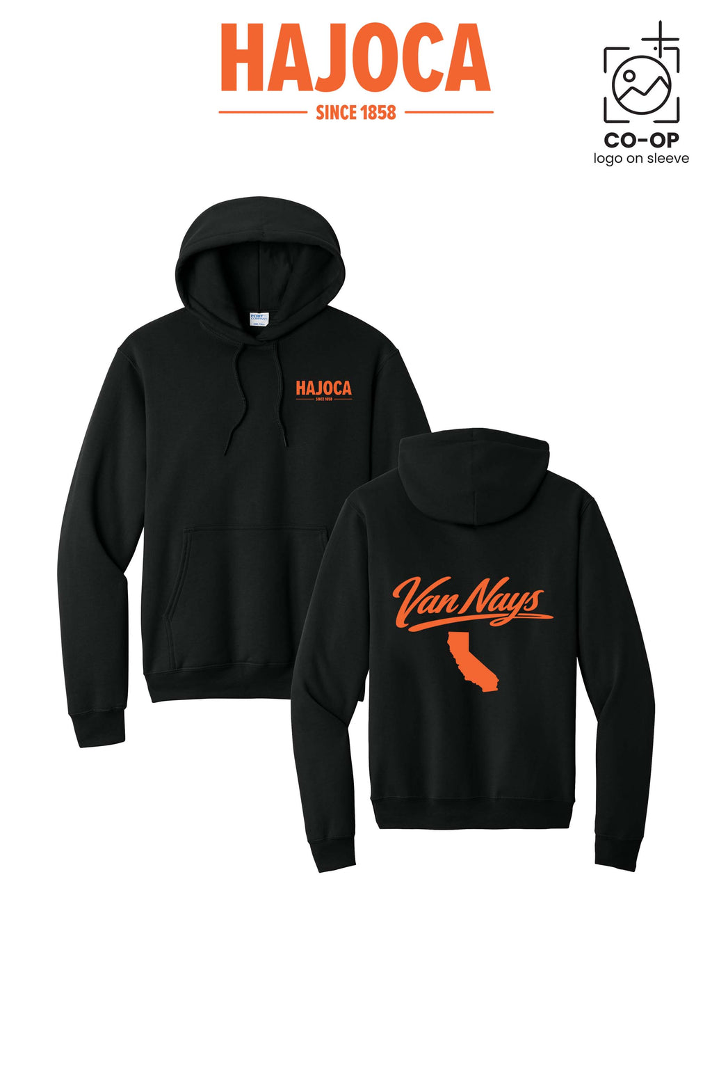 Port & Co™ Core Fleece Pullover Hooded Sweatshirt - HAJOCA - VAN NUYS