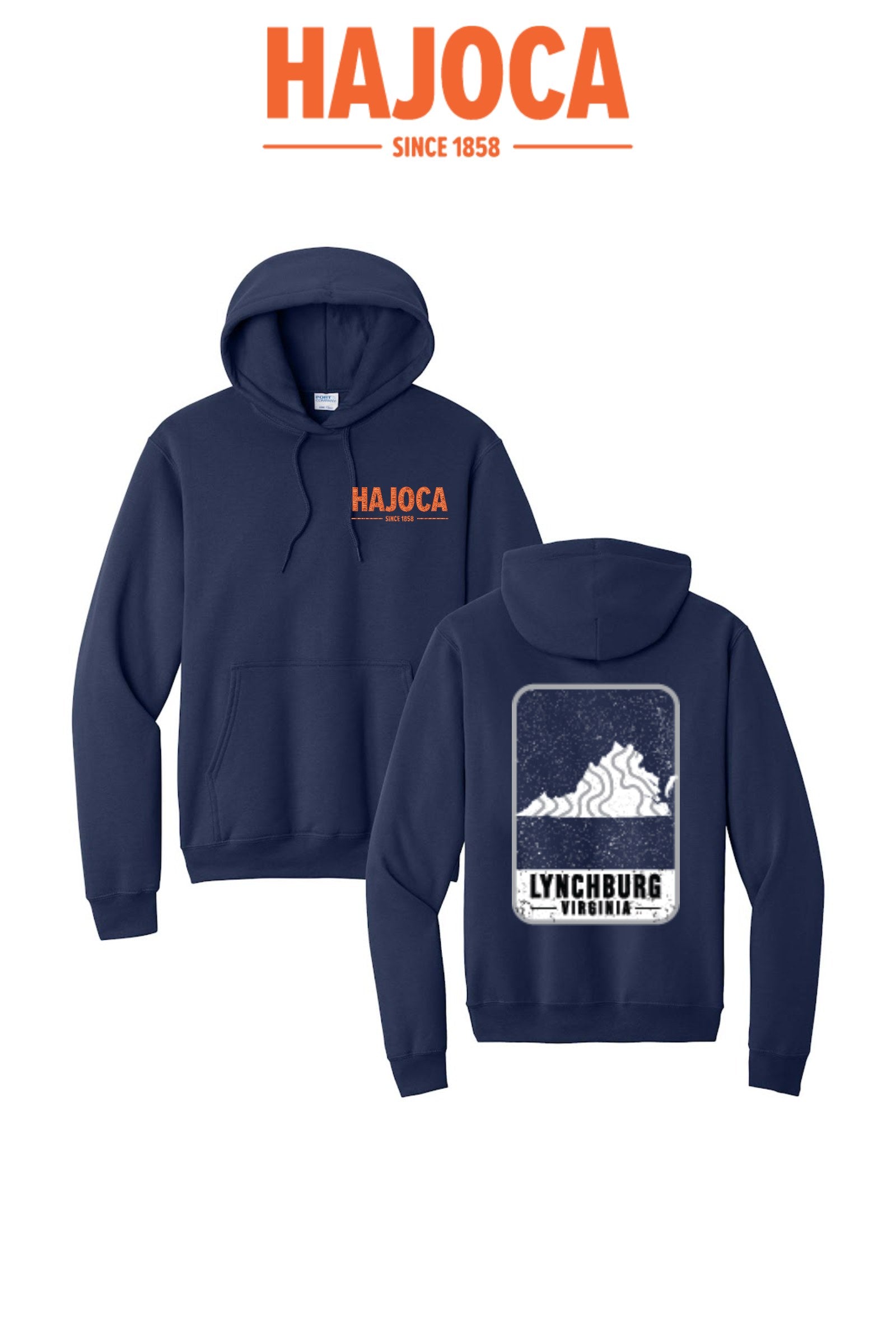 Port & Co™ Core Fleece Pullover Hooded Sweatshirt - HAJOCA - LYNCHBURG