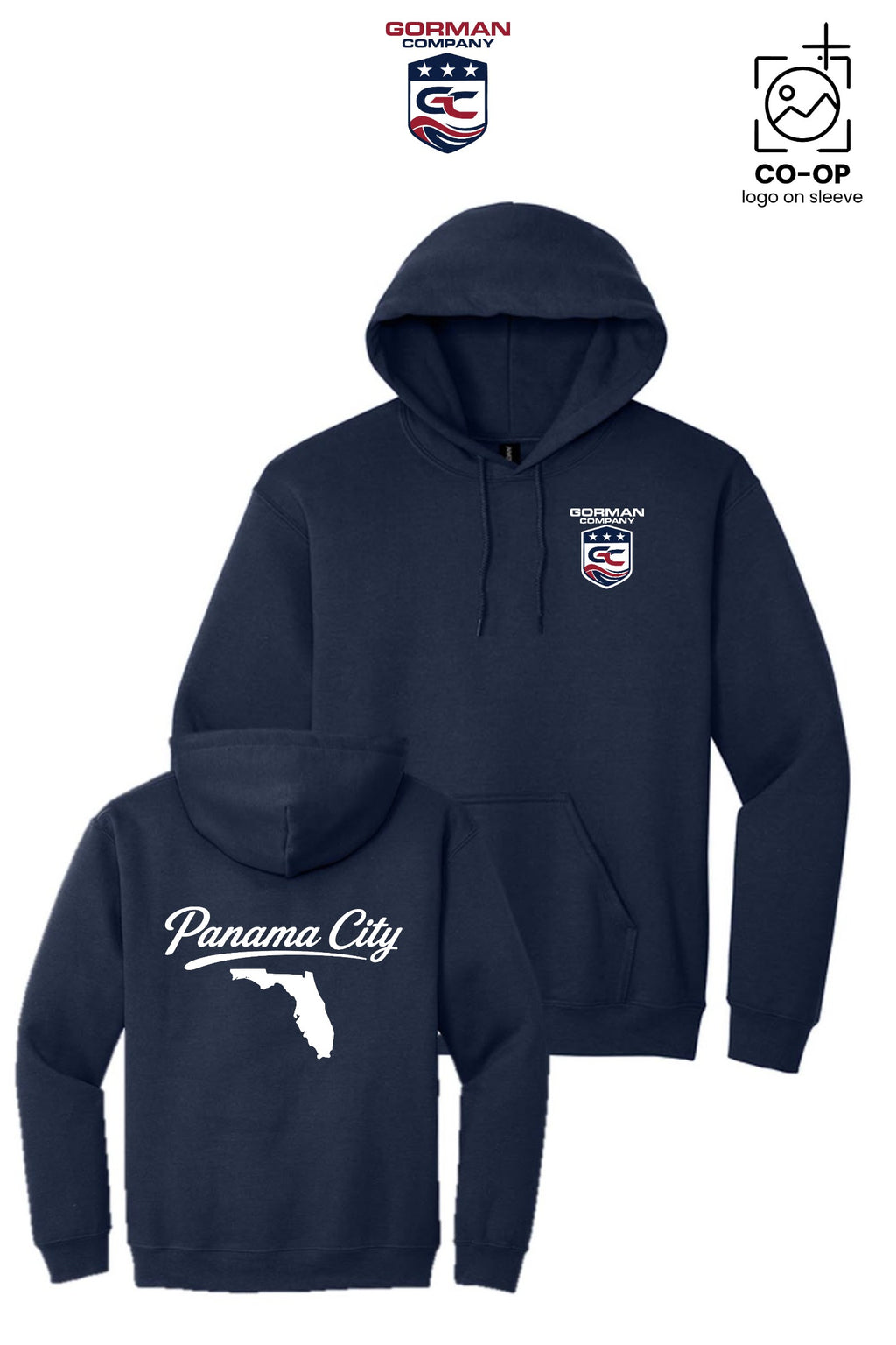 Port & Co™ Core Fleece Pullover Hooded Sweatshirt - GORMAN CO - PANAMA CITY