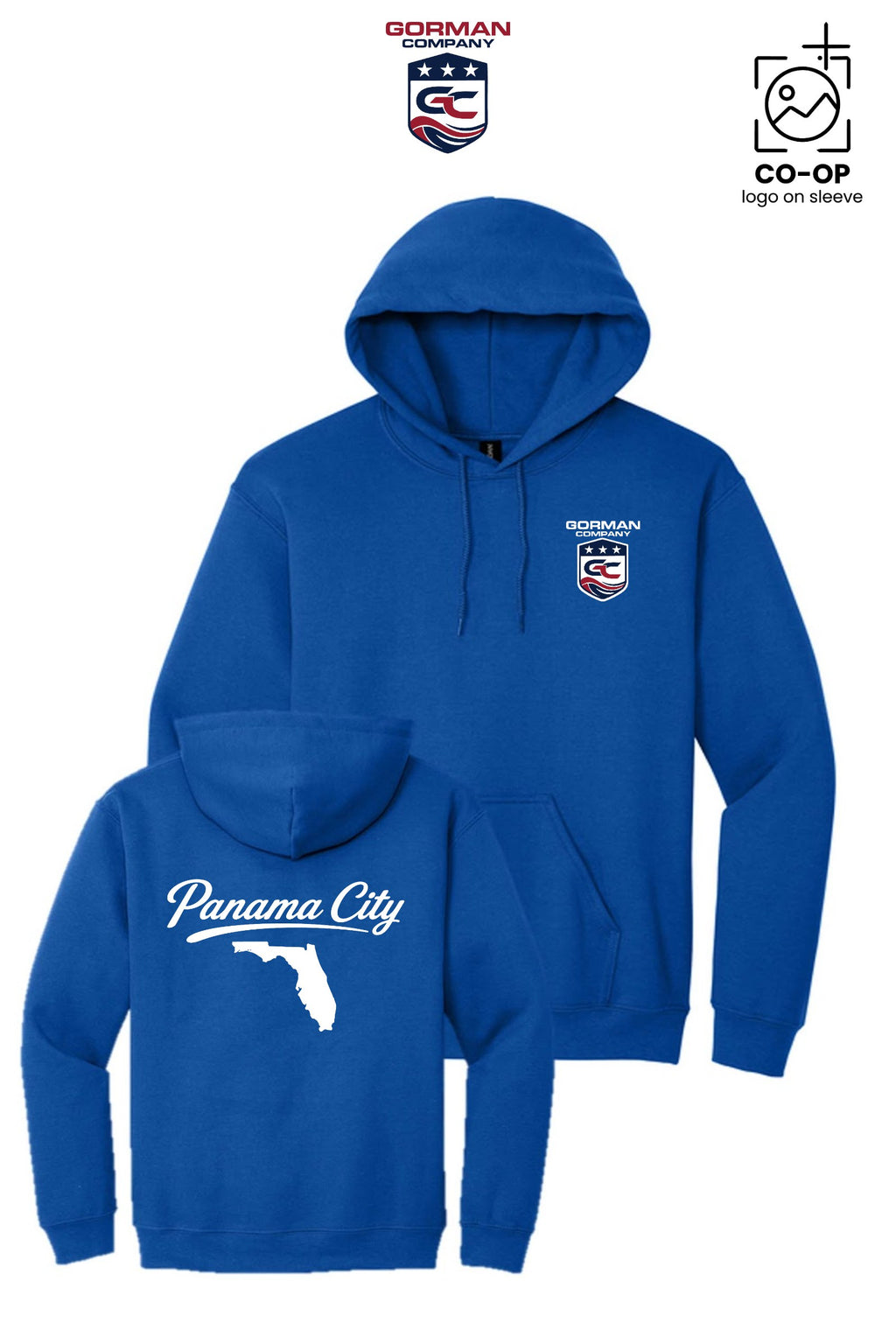 Port & Co™ Core Fleece Pullover Hooded Sweatshirt - GORMAN CO - PANAMA CITY