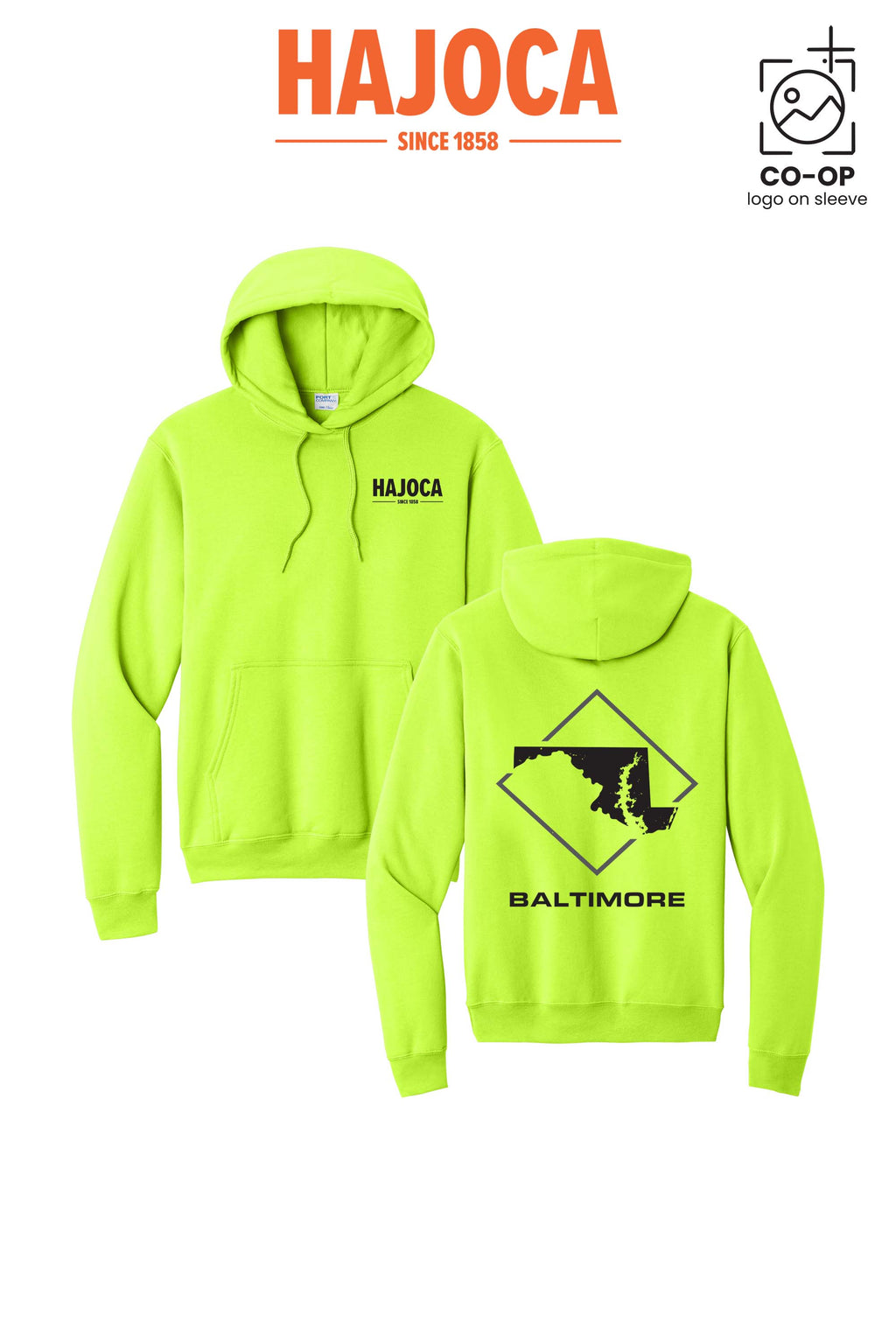 Port & Co™ Core Fleece Pullover Hooded Sweatshirt - HAJOCA - BALTIMORE