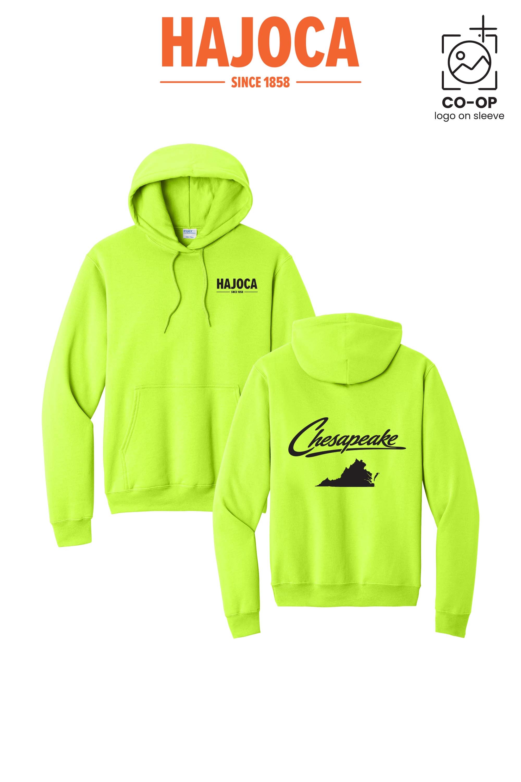 Port & Co™ Core Fleece Pullover Hooded Sweatshirt - HAJOCA - CHESAPEAKE