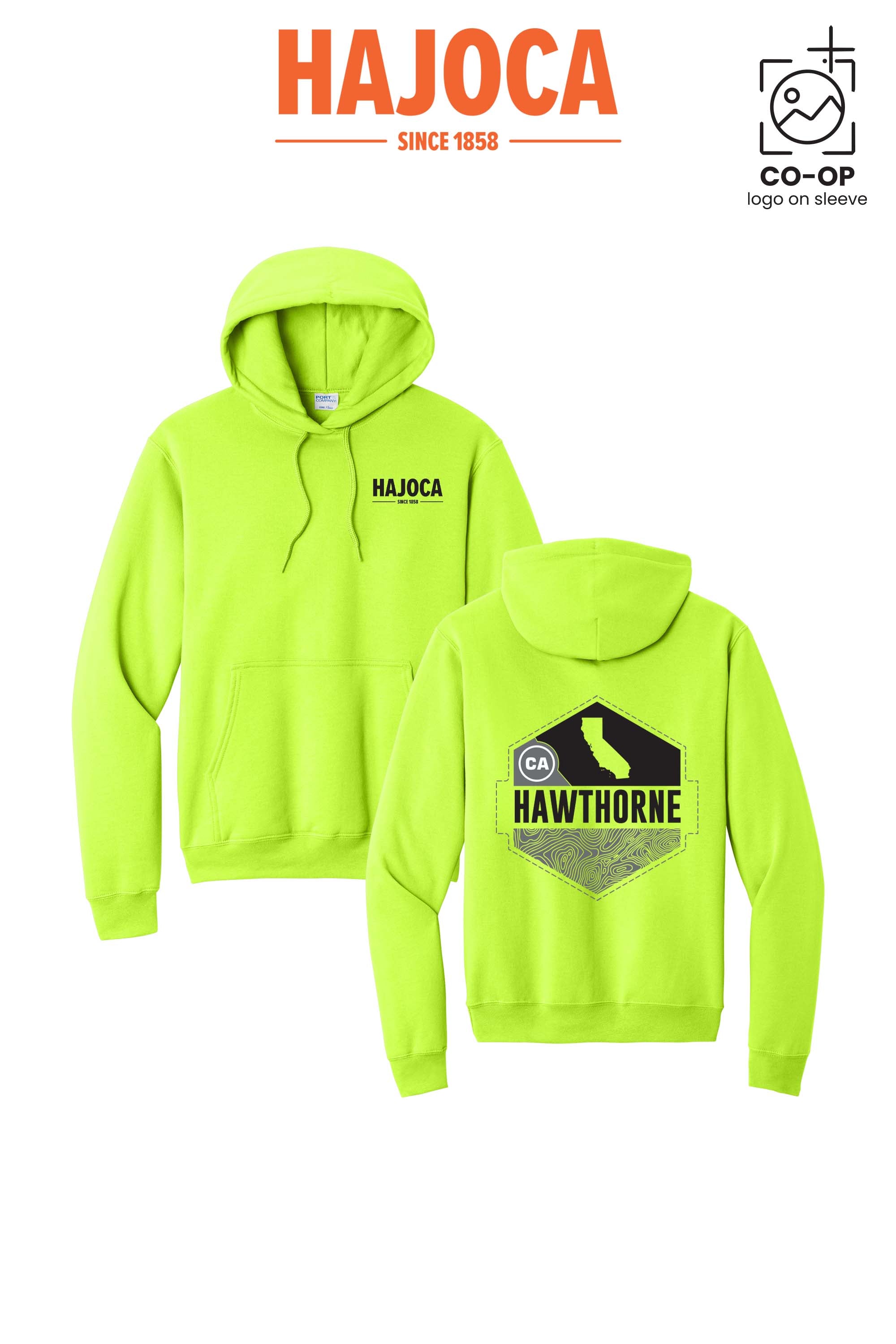 Port & Co™ Core Fleece Pullover Hooded Sweatshirt - HAJOCA - HAWTHORNE