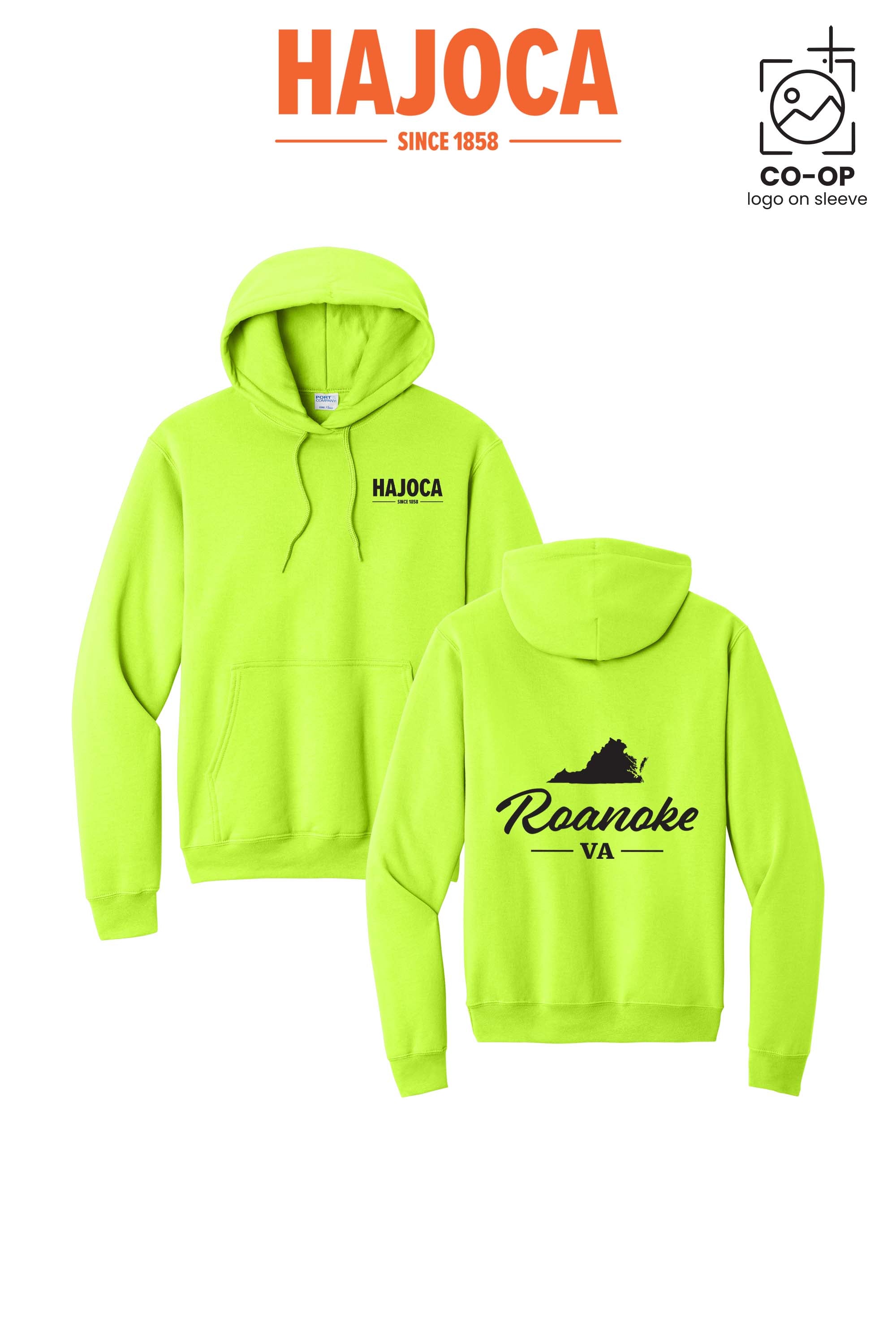 Port & Co™ Core Fleece Pullover Hooded Sweatshirt - HAJOCA - ROANOKE