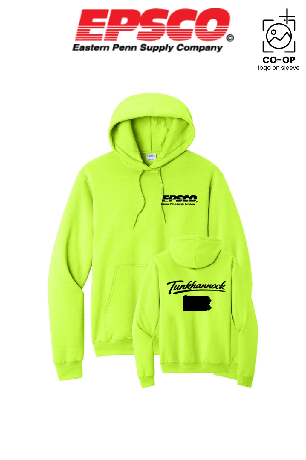 Port & Co™ Core Fleece Pullover Hooded Sweatshirt - EPSCO - TUNKHANNOCK