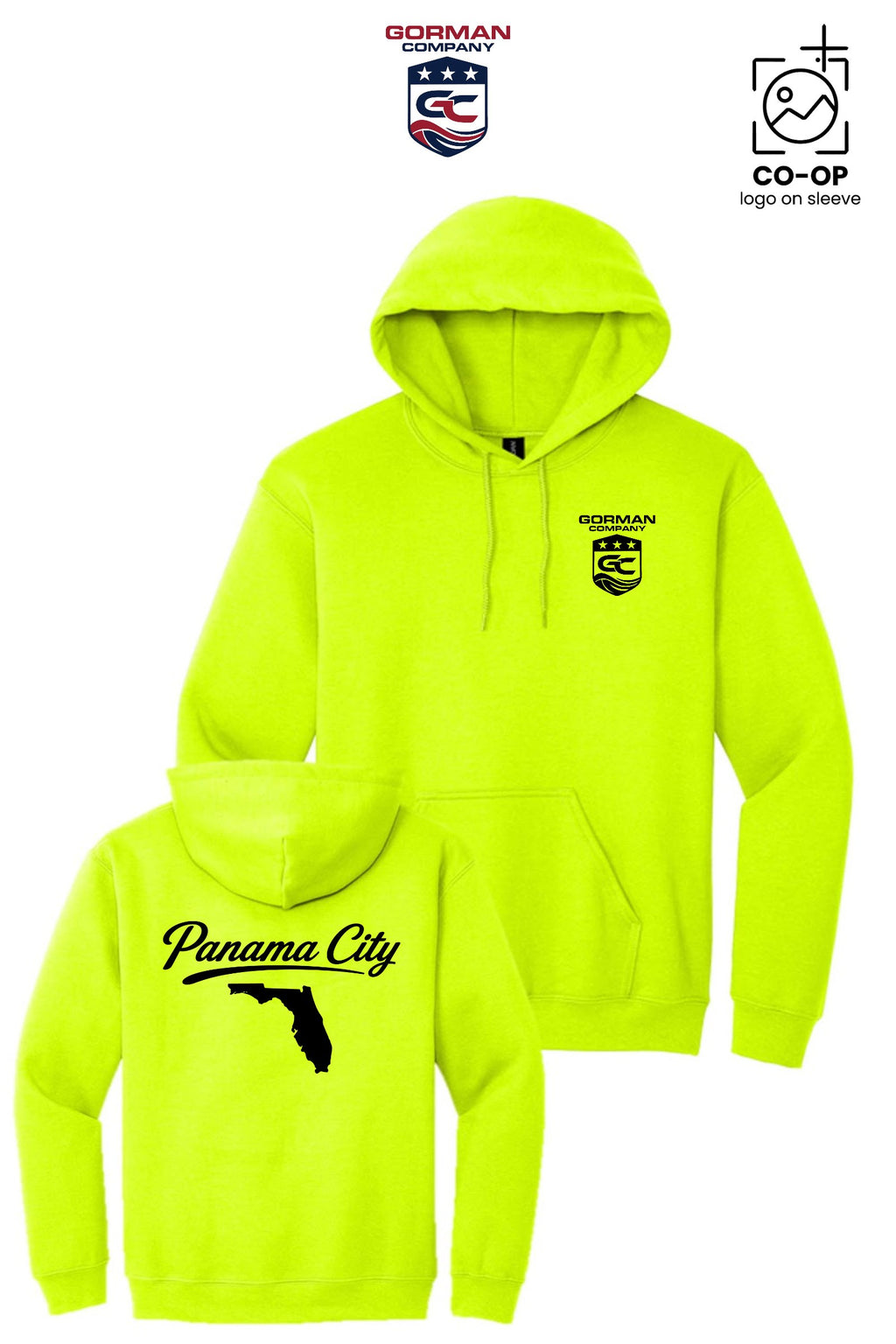 Port & Co™ Core Fleece Pullover Hooded Sweatshirt - GORMAN CO - PANAMA CITY