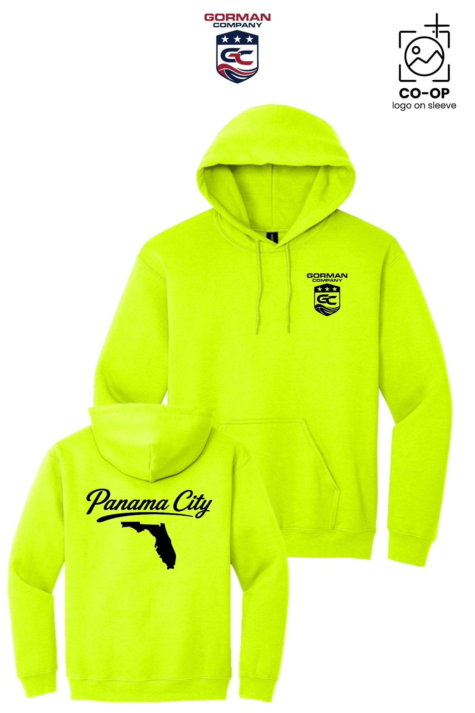 Port & Co™ Core Fleece Pullover Hooded Sweatshirt - GORMAN CO - PANAMA CITY
