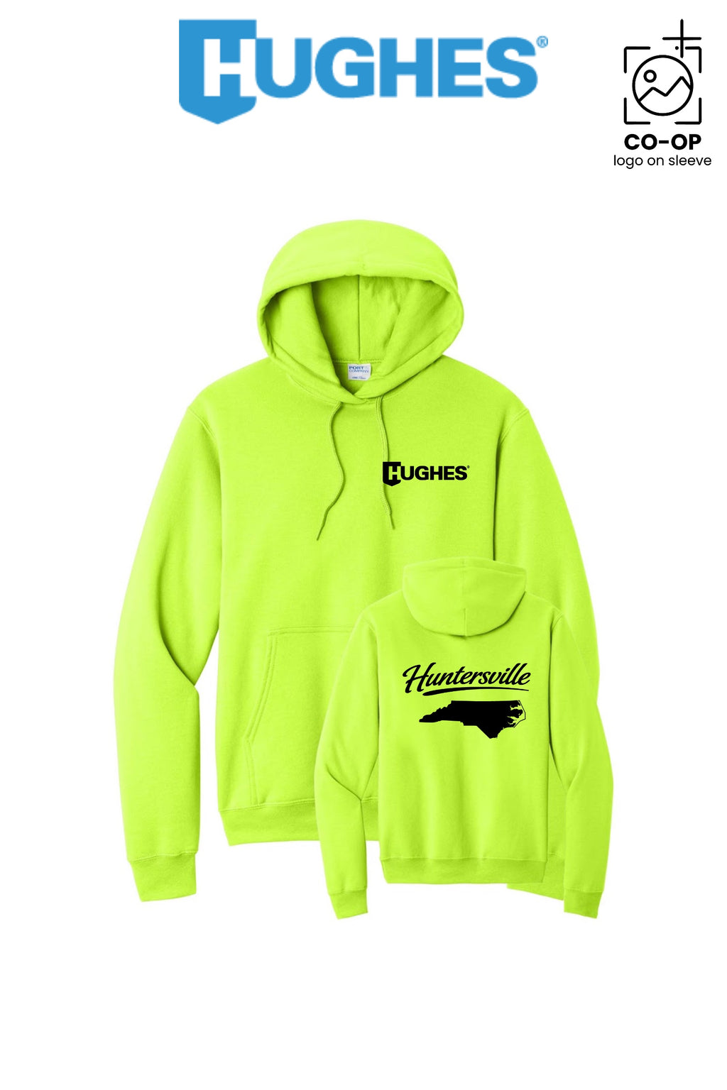 Port & Co™ Core Fleece Pullover Hooded Sweatshirt - HUGHES SUPPLY - HUNTERSVILLE
