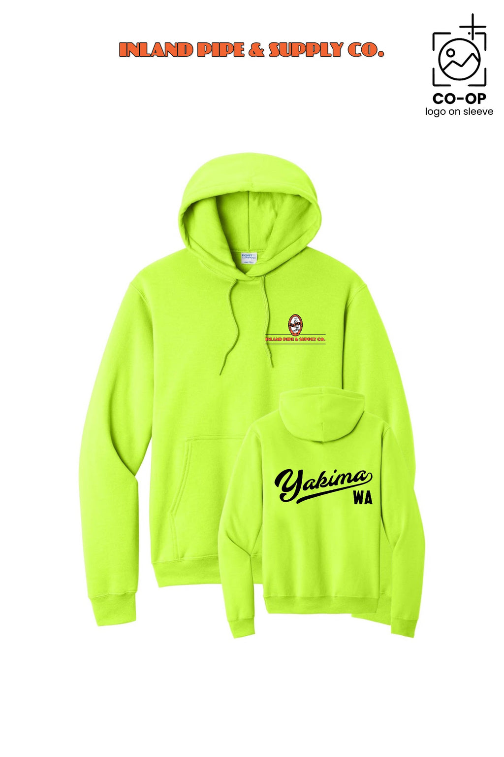 Port & Co™ Core Fleece Pullover Hooded Sweatshirt - INLAND PIPE AND SUPPLY - YAKIMA