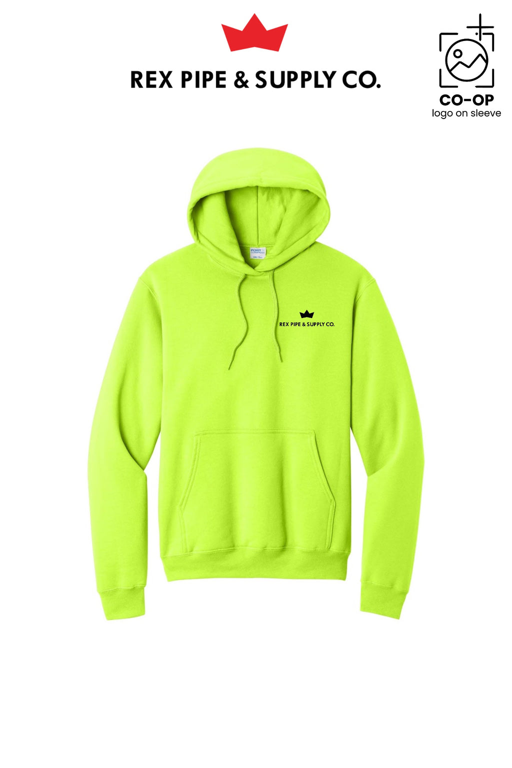 Port & Co™ Core Fleece Pullover Hooded Sweatshirt - REX PIPE AND SUPPLY