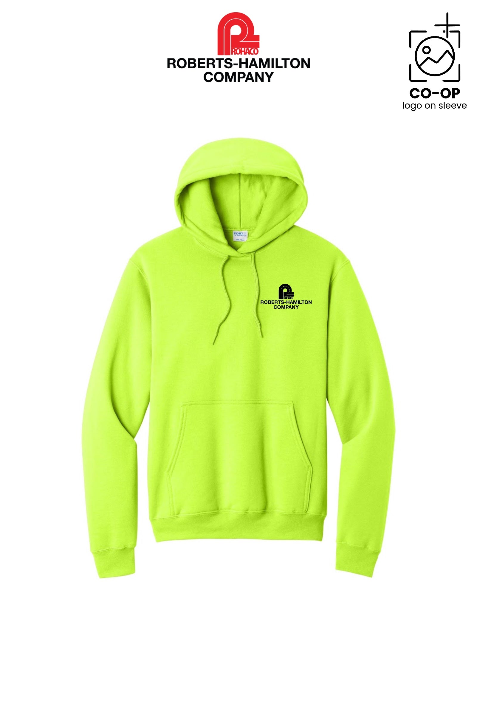 Port & Co™ Core Fleece Pullover Hooded Sweatshirt - ROBERTS-HAMILTON