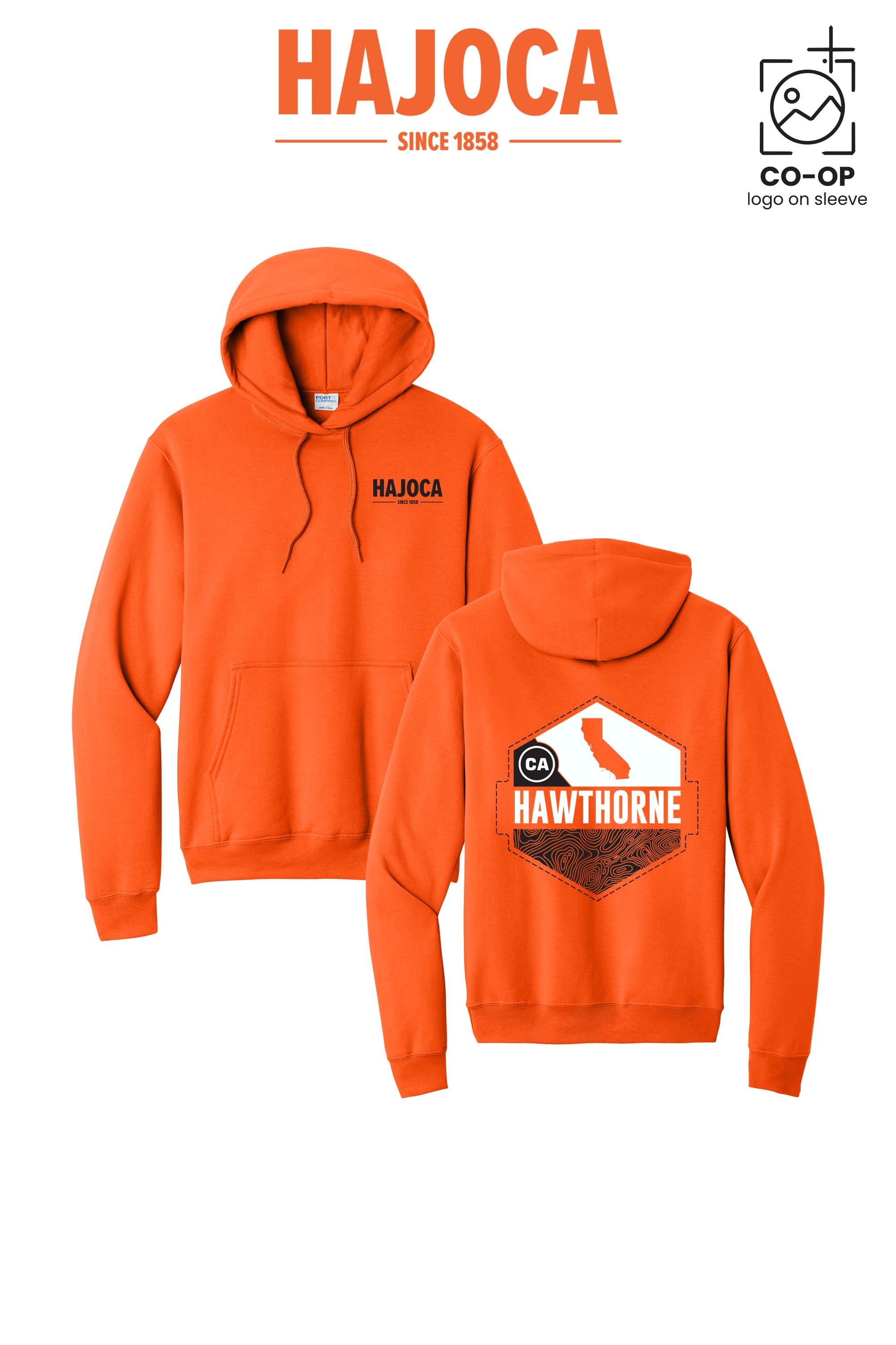 Port & Co™ Core Fleece Pullover Hooded Sweatshirt - HAJOCA - HAWTHORNE