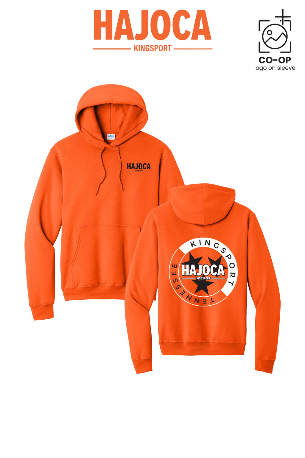 Port & Co™ Core Fleece Pullover Hooded Sweatshirt - HAJOCA - KINGSPORT (Back Print)