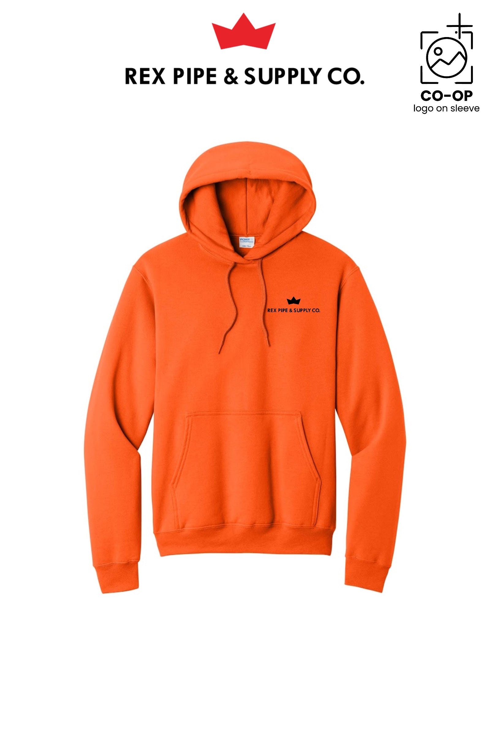 Port & Co™ Core Fleece Pullover Hooded Sweatshirt - REX PIPE AND SUPPLY