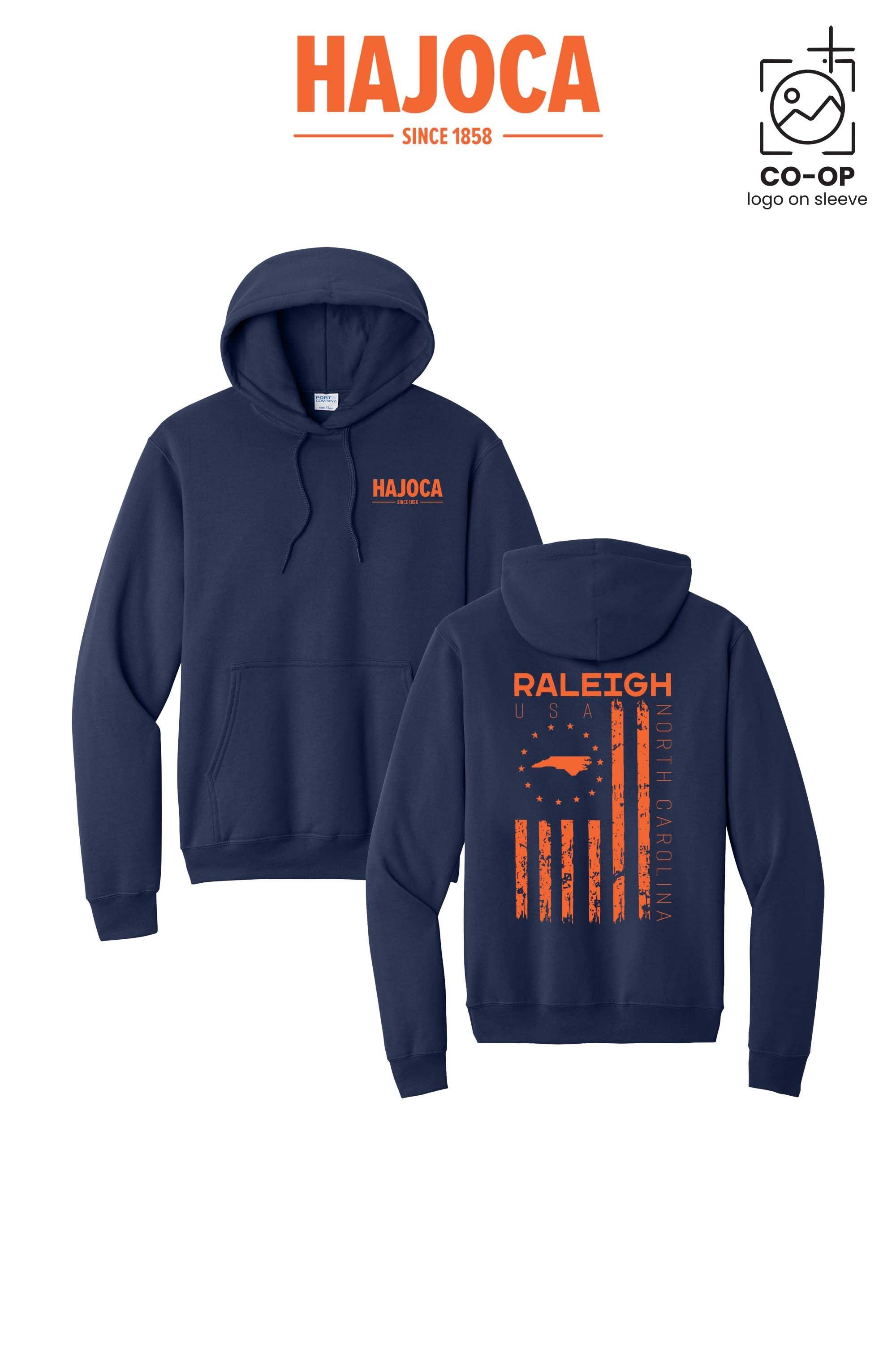 Port & Co™ Core Fleece Pullover Hooded Sweatshirt - HAJOCA - RALEIGH
