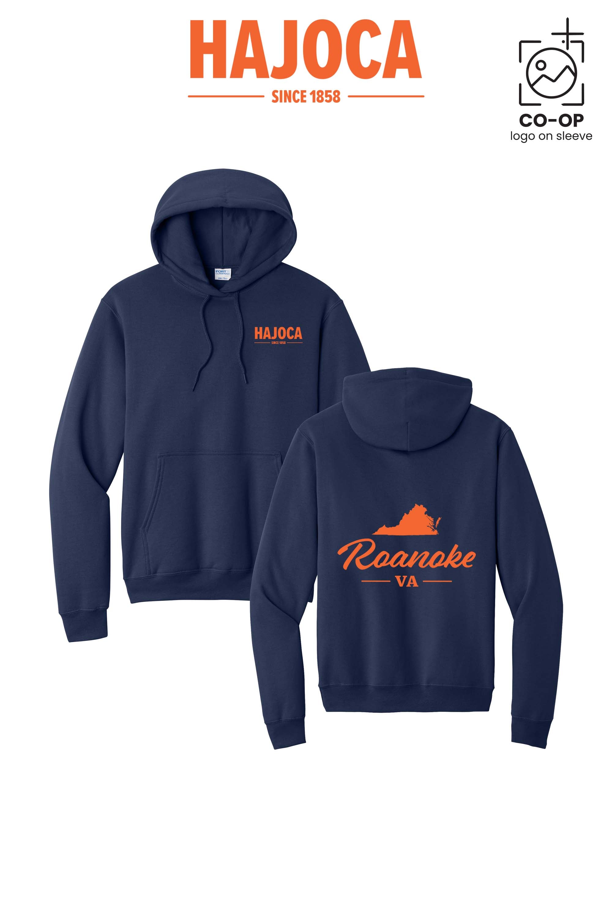Port & Co™ Core Fleece Pullover Hooded Sweatshirt - HAJOCA - ROANOKE