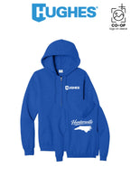 Port & Co™ Core Fleece Full-Zip Hooded Sweatshirt - HUGHES SUPPLY - HUNTERSVILLE