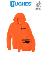 Port & Co™ Core Fleece Full-Zip Hooded Sweatshirt - HUGHES SUPPLY - HUNTERSVILLE
